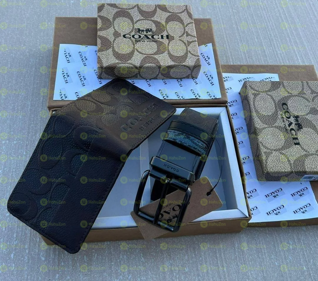 Coach Wallet and Belt Combo