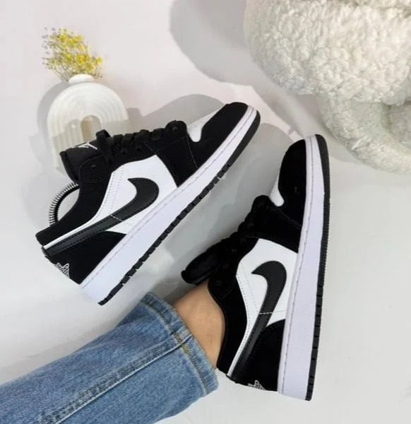 Nike Jordan 1 Panda Low Unisex Shoes
