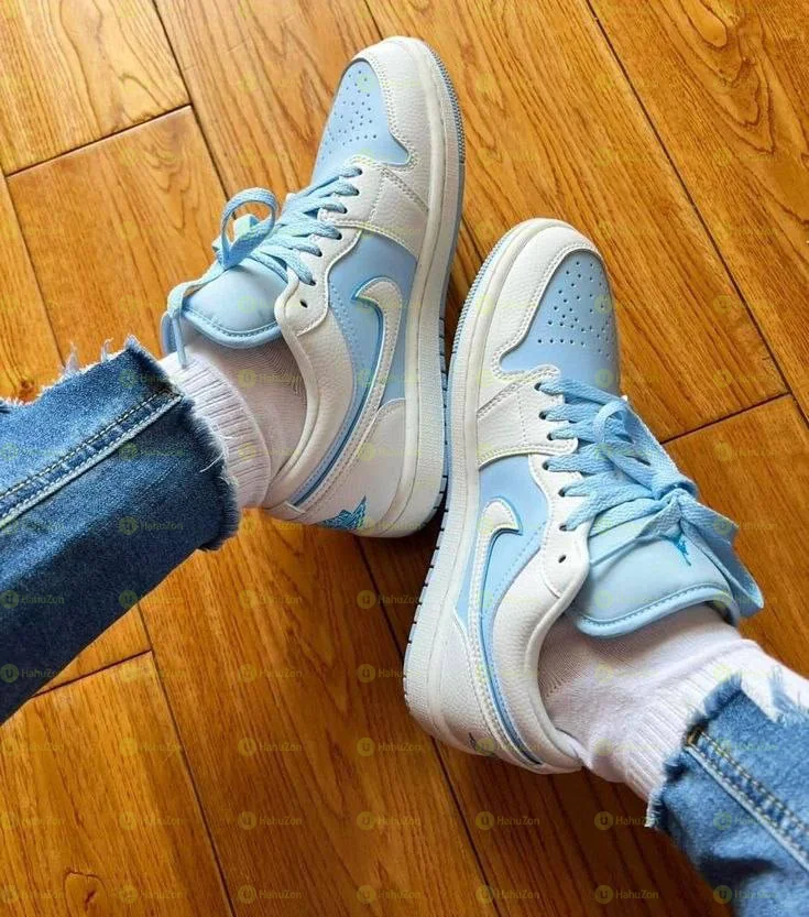 Nike Jordan 1 Low Iced Blue Women's Shoes