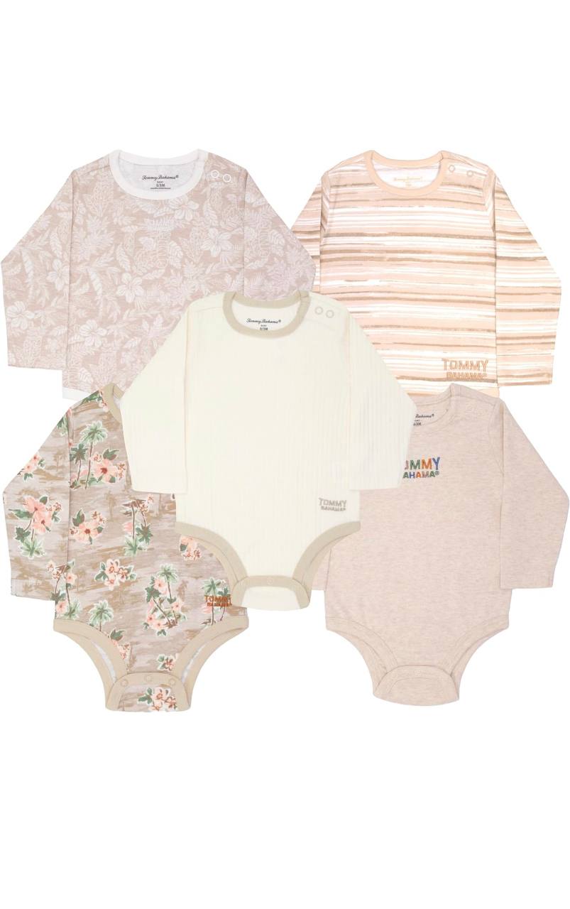 Tommy Bahama Baby 5-Piece Onesie Set