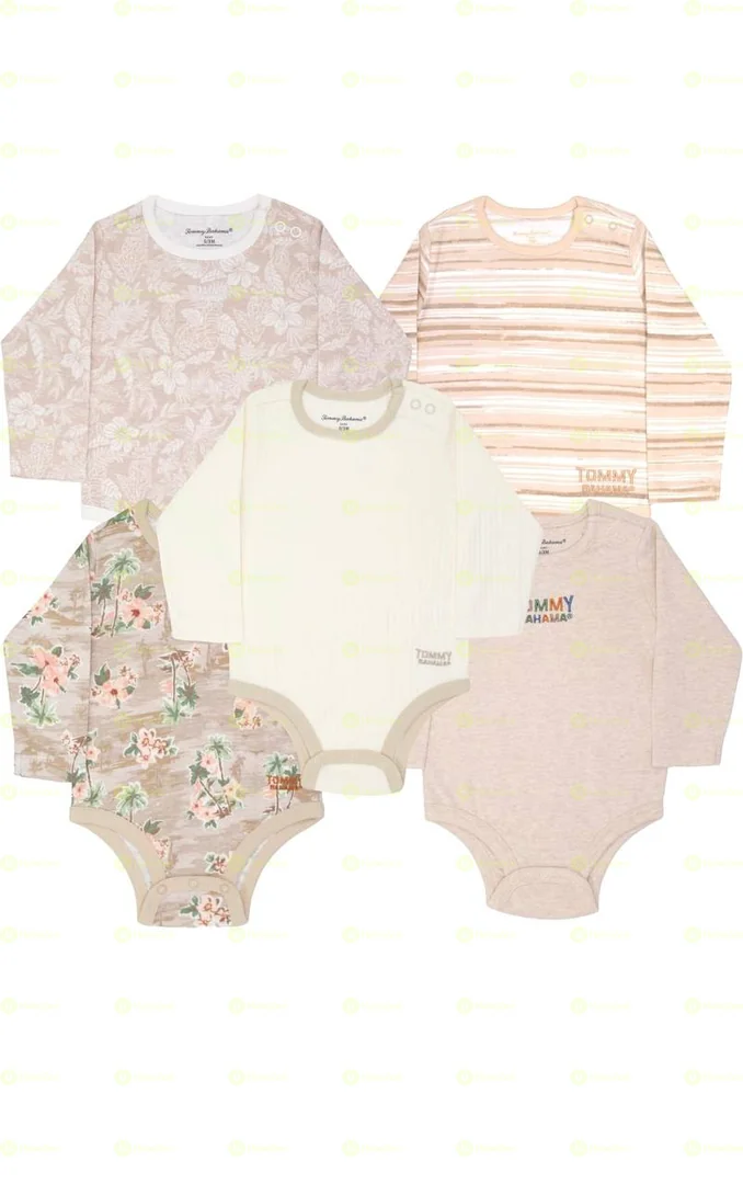 Tommy Bahama Baby 5-Piece Onesie Set