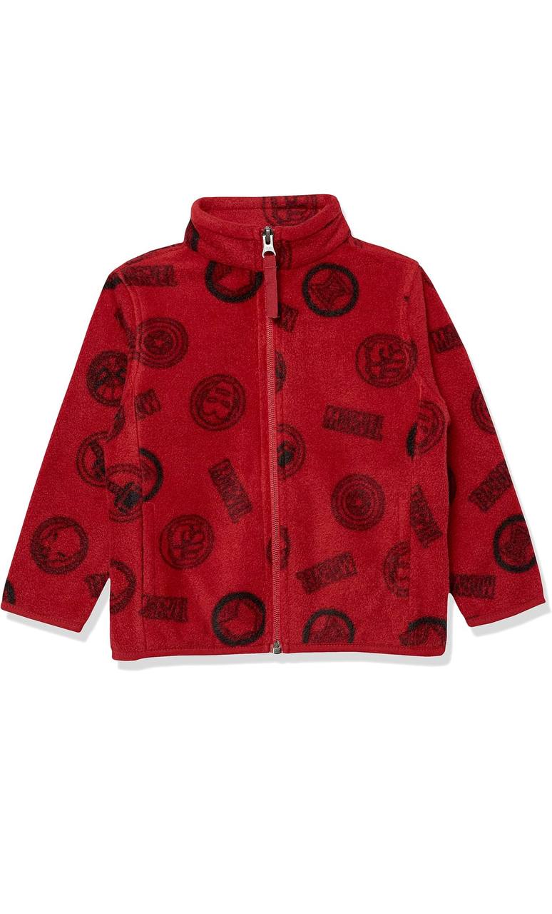 Boys and girls Polar Fleece Full-Zip Mock Jackets