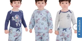 Character Baby 4-piece Ribbed Set
