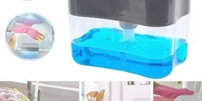 የእቃ ማጠቢያ ስፖንጅ ከነ ማስቀመጫዉ