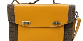 Structured Satchel Bag