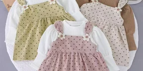 Toddler Girls Corduroy Floral Dress