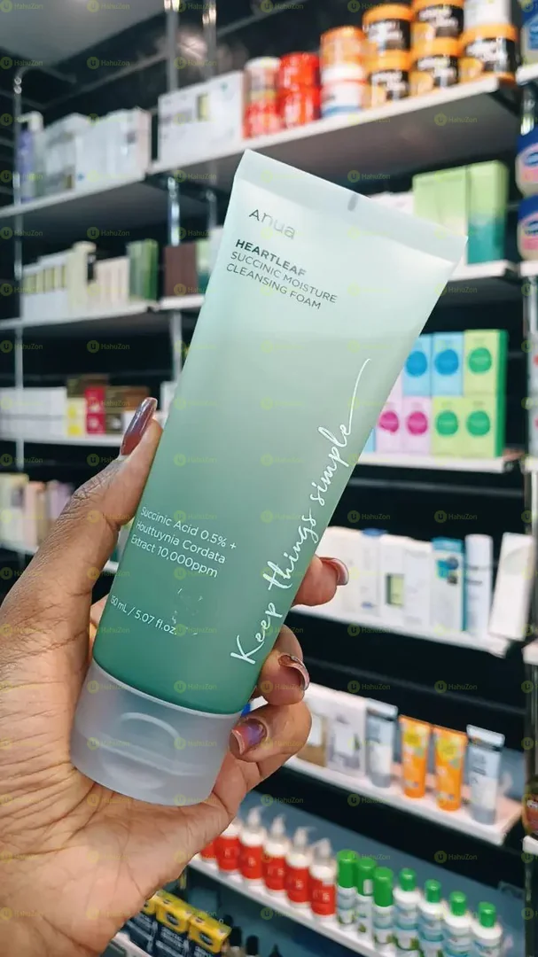 Anua Heartleaf Succinic Moisture Cleansing Foam 150ml