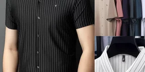 Short Sleeve Tripod Dress Shirt