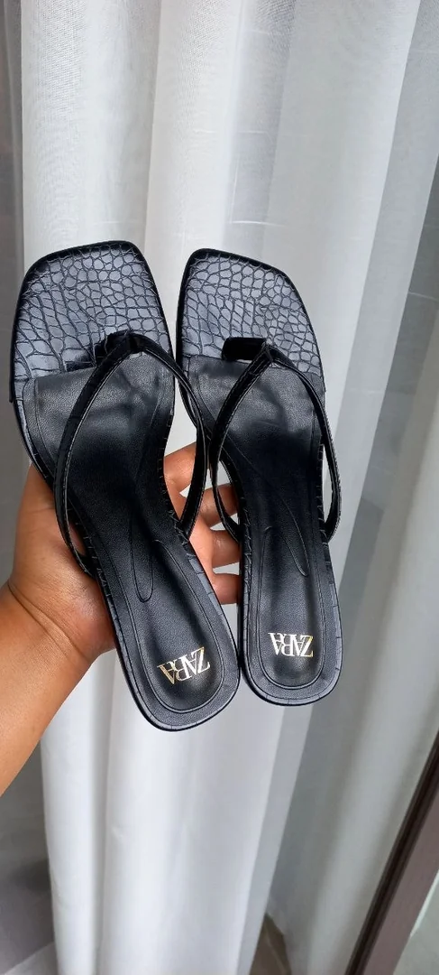 Zara Crocodile Kitten Heel + Coach Shoulder Bag
