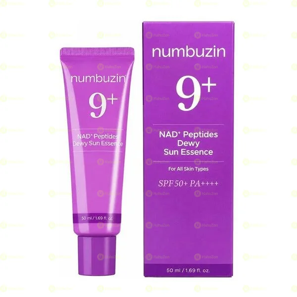 Numbuzin No.9 NAD+ 9 Peptides Dewy Sun Essence SPF50+ PA++++