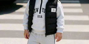3pcs Set Pant,sweatshirt and Hooded Vest