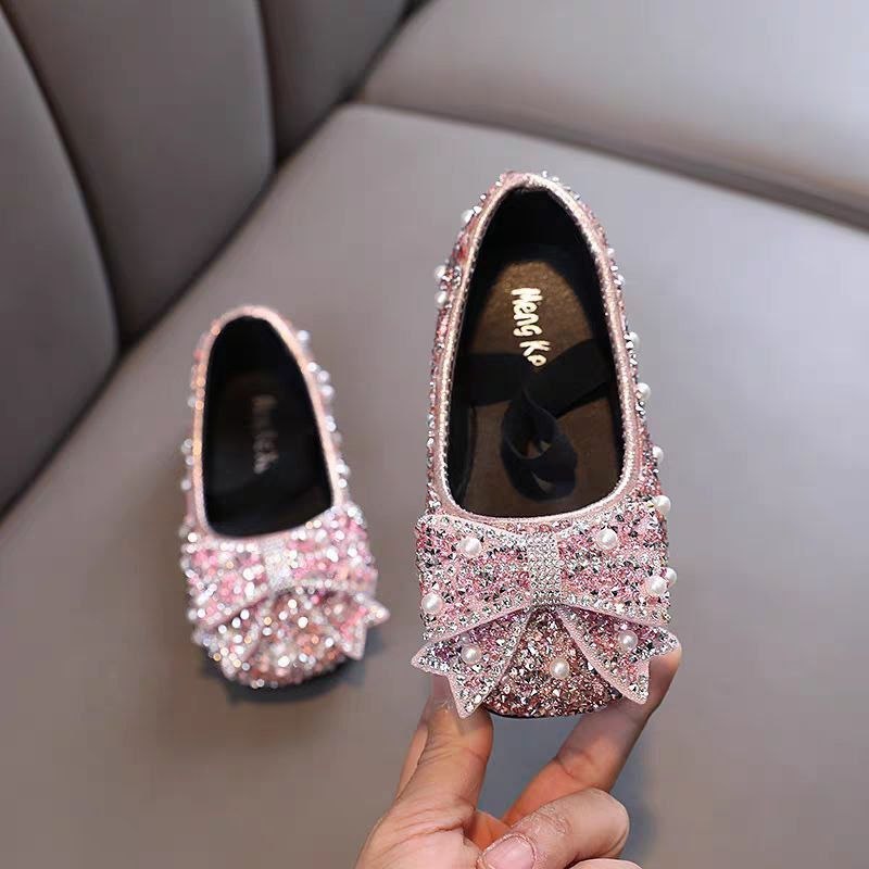 Girls Pearl Decor Princess Sandals