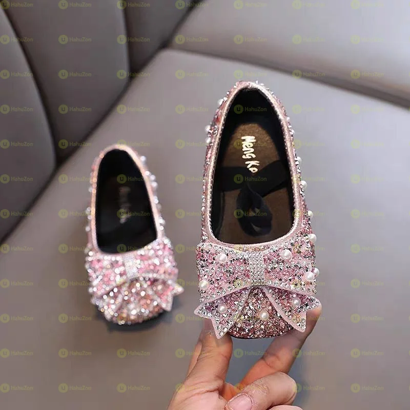 Girls Pearl Decor Princess Sandals
