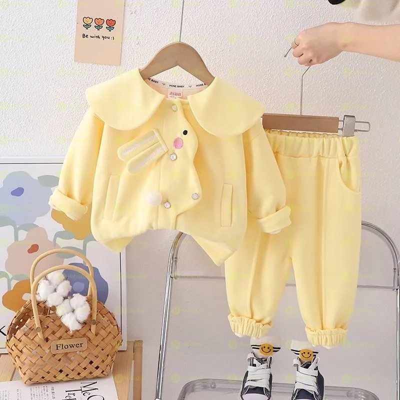 Girls Cartoon Rabbit 2pcs Set