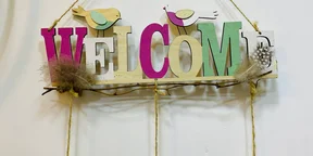 Welcome Hanging