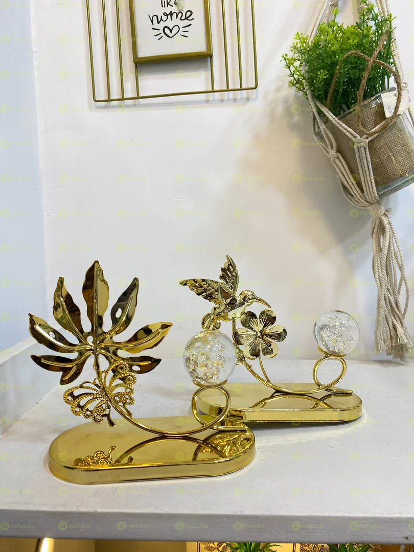 Golden Crystal Ball Decorations