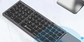 Wireless Keyboard with Touch Mouse
