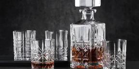 Delisoga Glass Whiskey Decanter Set