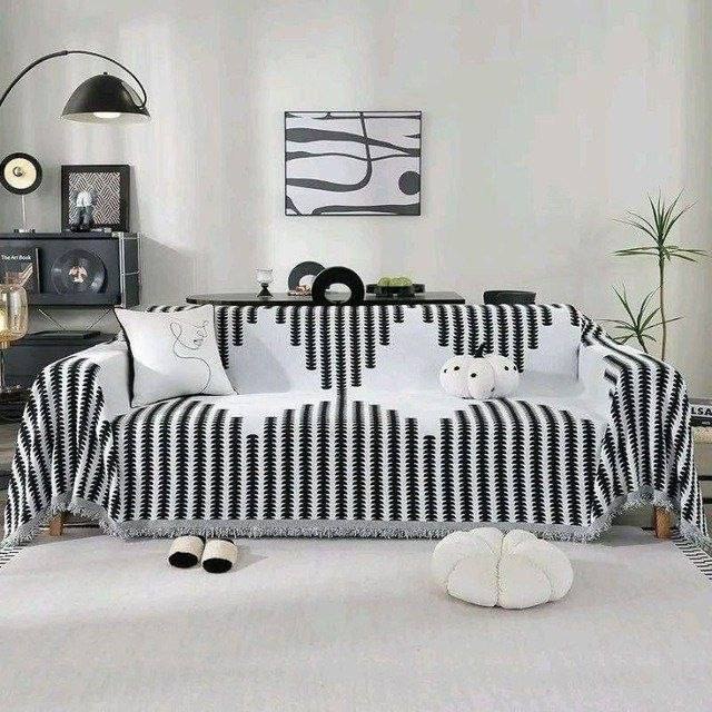 Reversible Chenille Sofa Cover