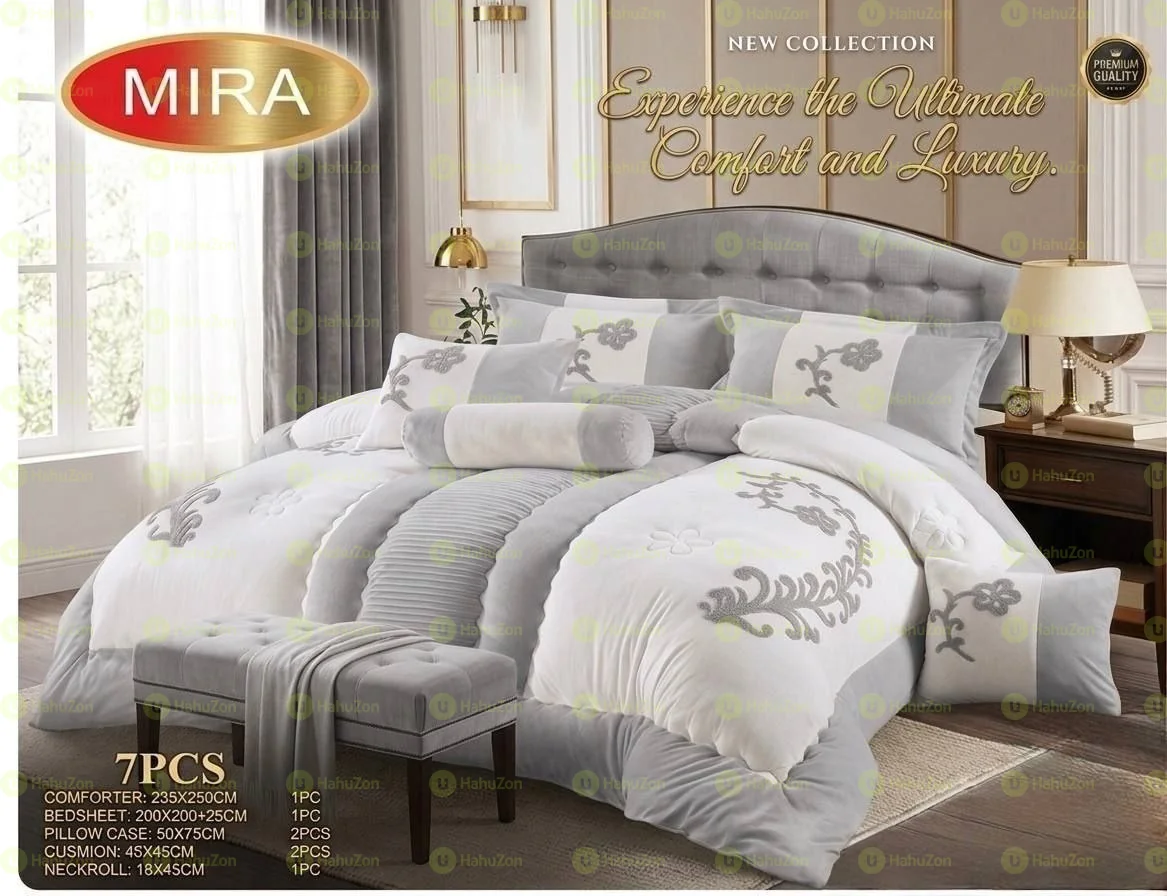 7 Pcs Comforter Set