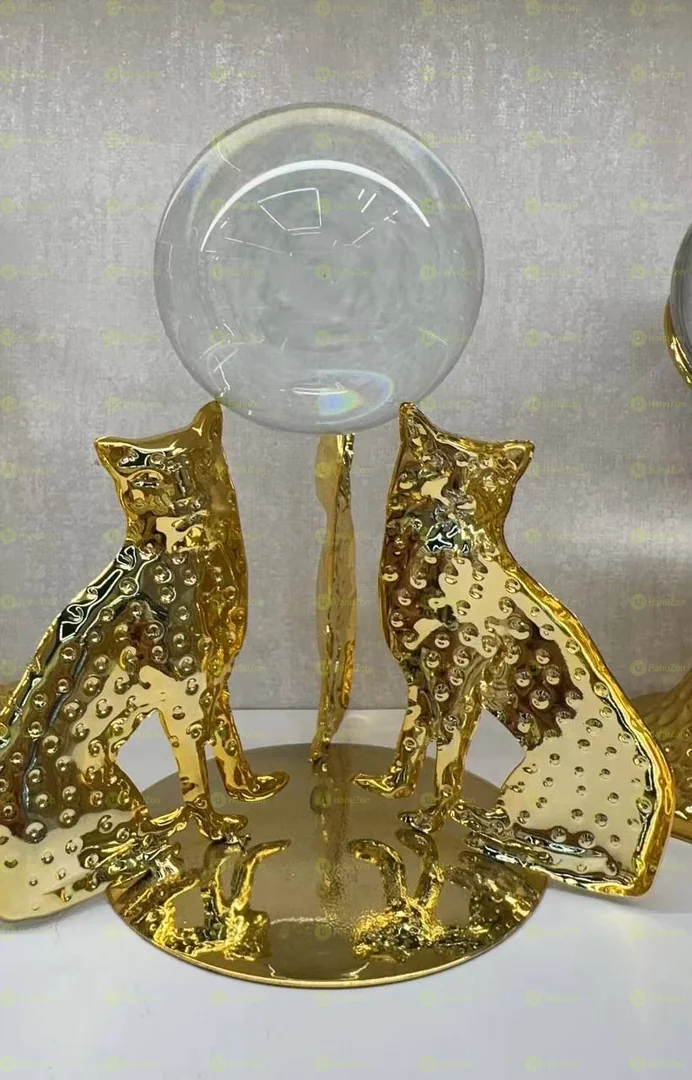 Golden Leopard and Ball