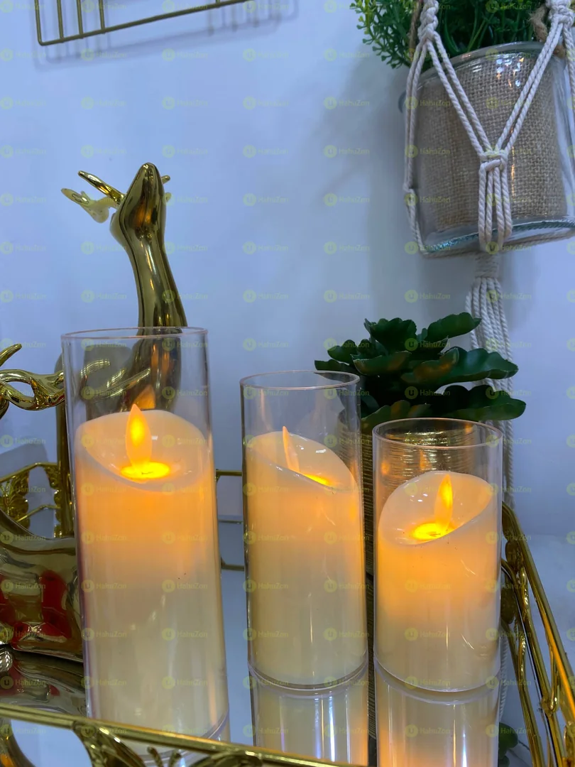 Set of 3 Artificial Candles
