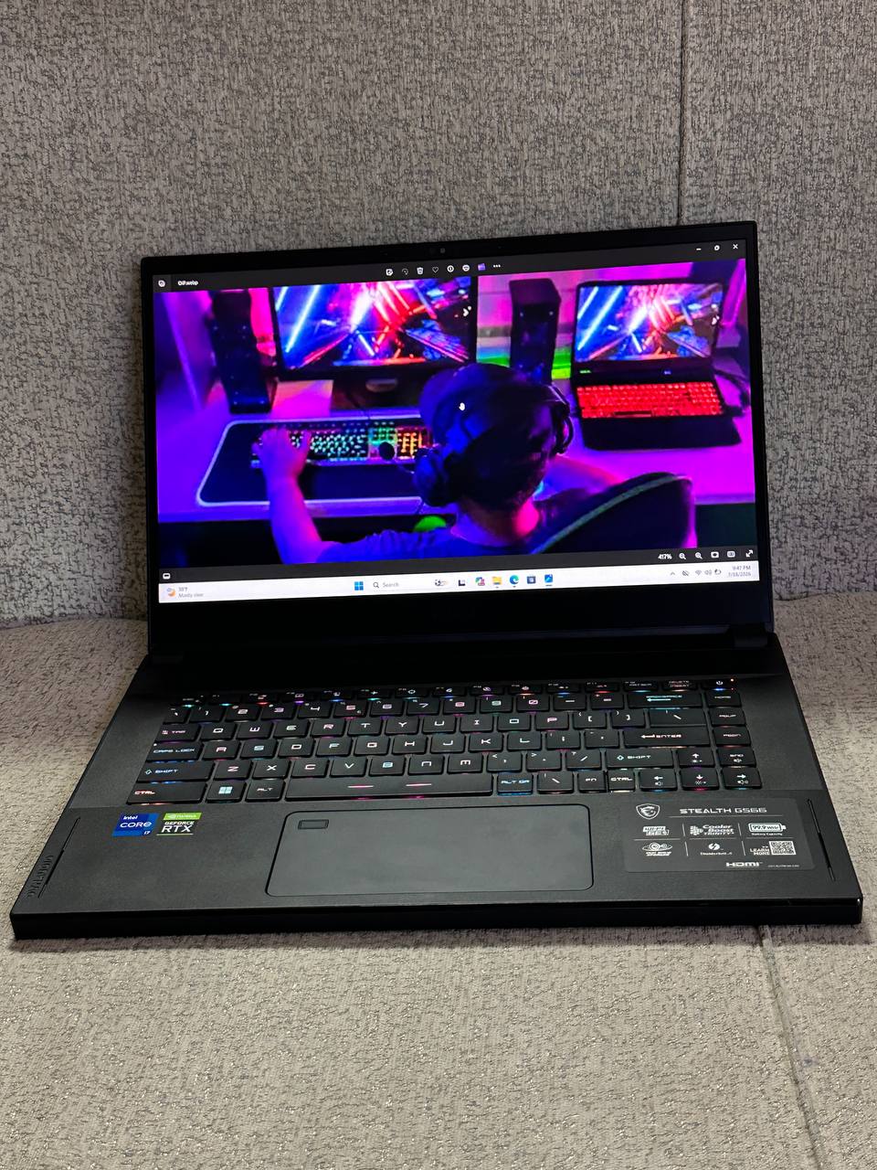MSI Core i7 12700H 12th Generation Gaming Laptop