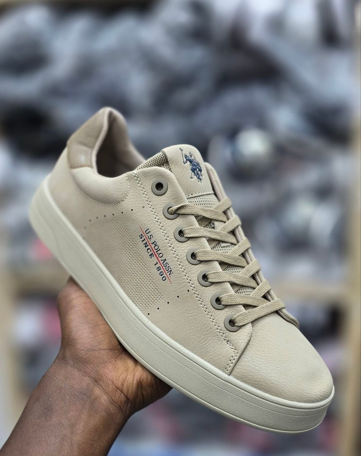 Us Polo Flat Men's Shoes