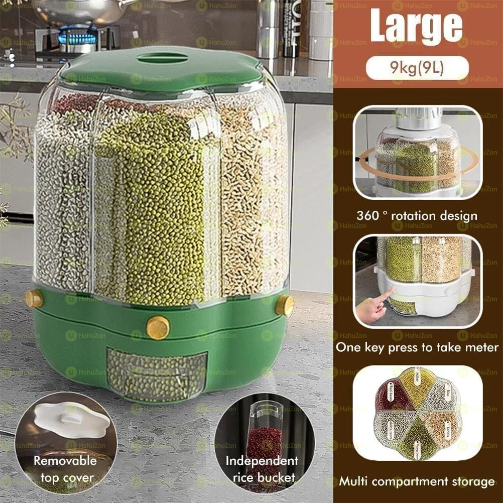 የጥራጥሬ እና የቅመማቅመም ማስቀመጫ