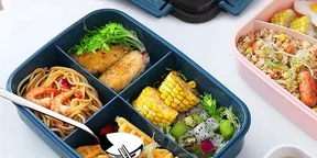 Partitioned Plastic Lunchbox