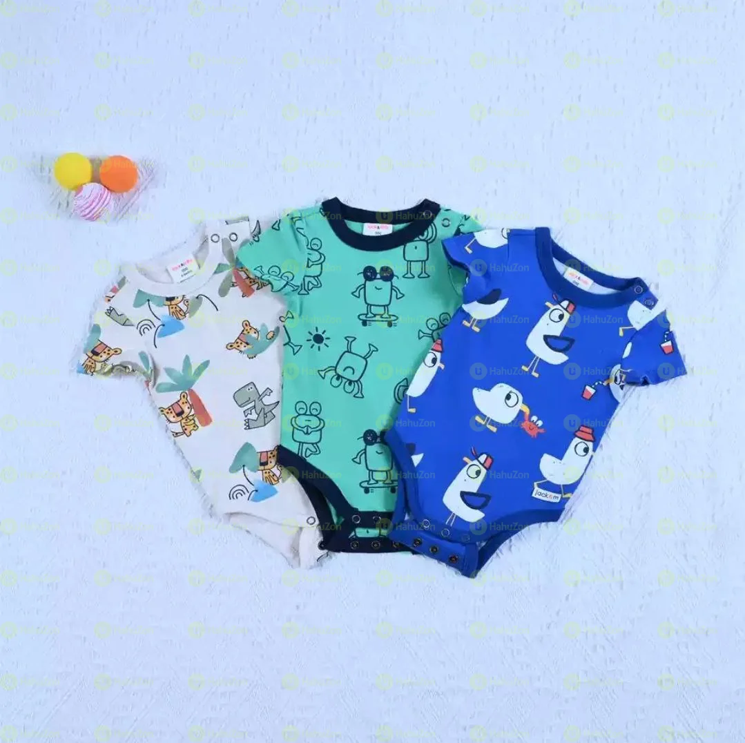 3 Piece Set Diaper Tshirt