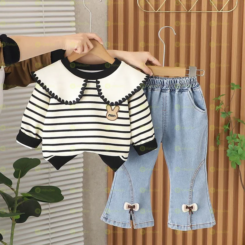 Girls Two Piece Set Casual Outfit