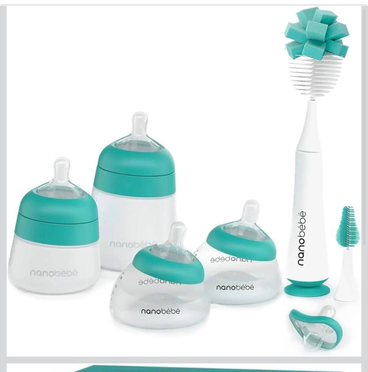 Nanobebe Breastmilk and Silicone Baby Bottle