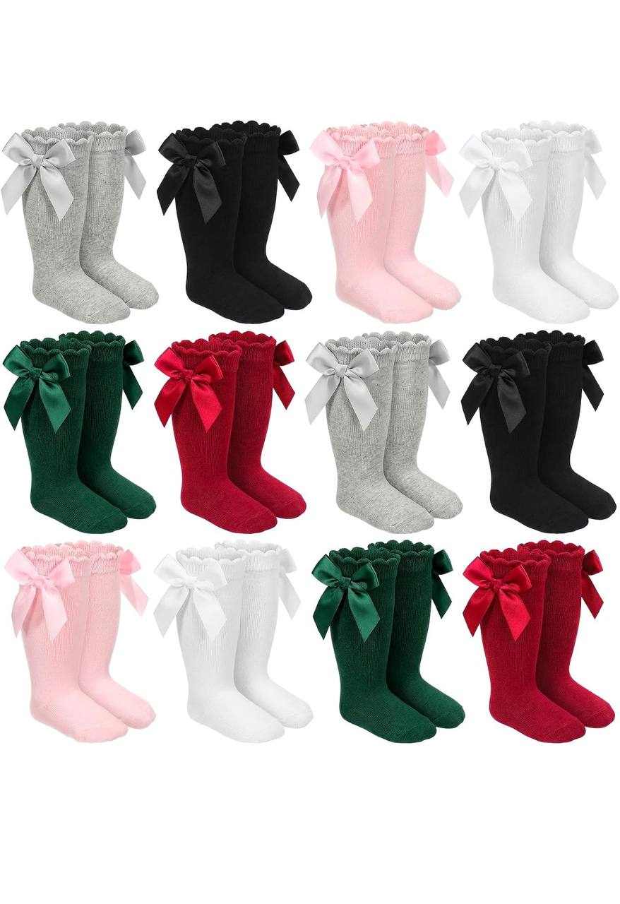 2 Pairs Long Preemie Socks