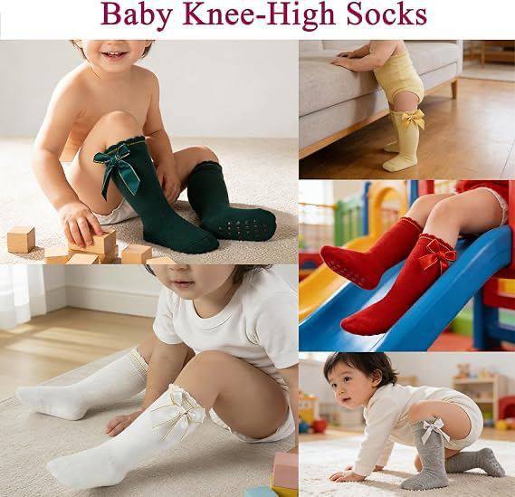 Baby Girls Knee High Socks Newborn Infant