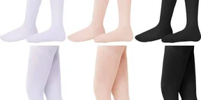 Syhood 2 Pairs Girls Ballet Tights Soft Toddler