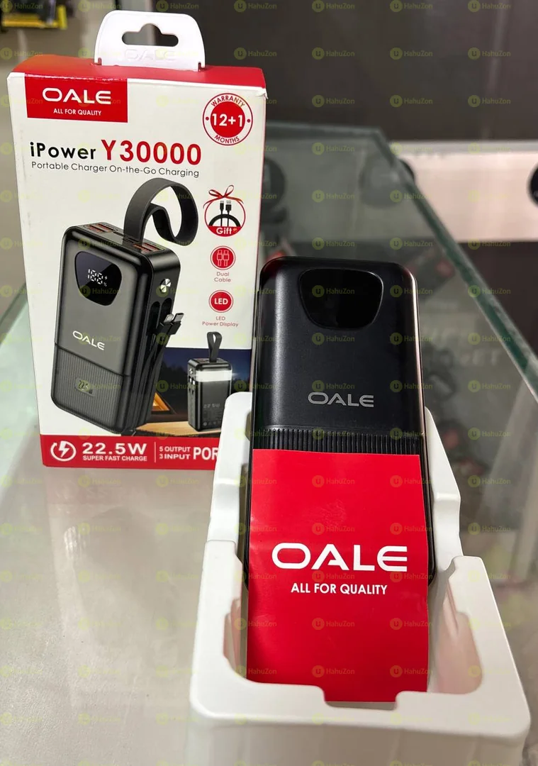 OALE Power Bank with 30,000mAh