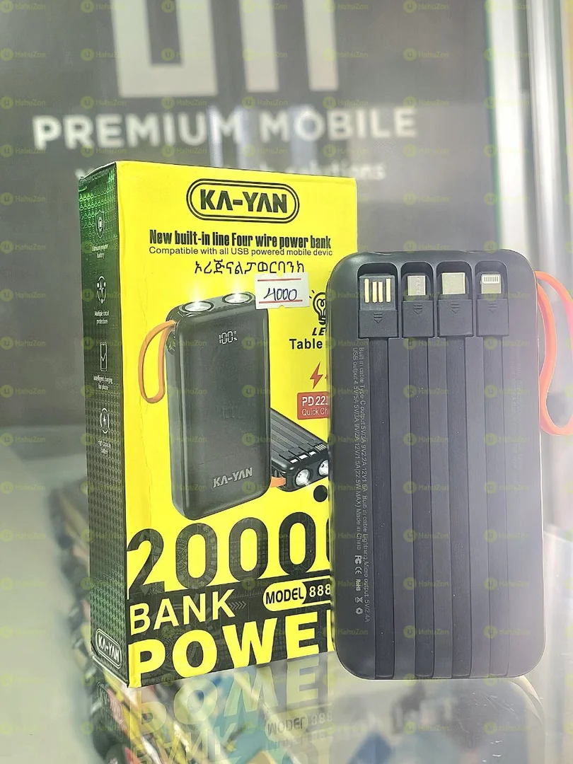 KA-YAN Power Bank with 20,000mAh