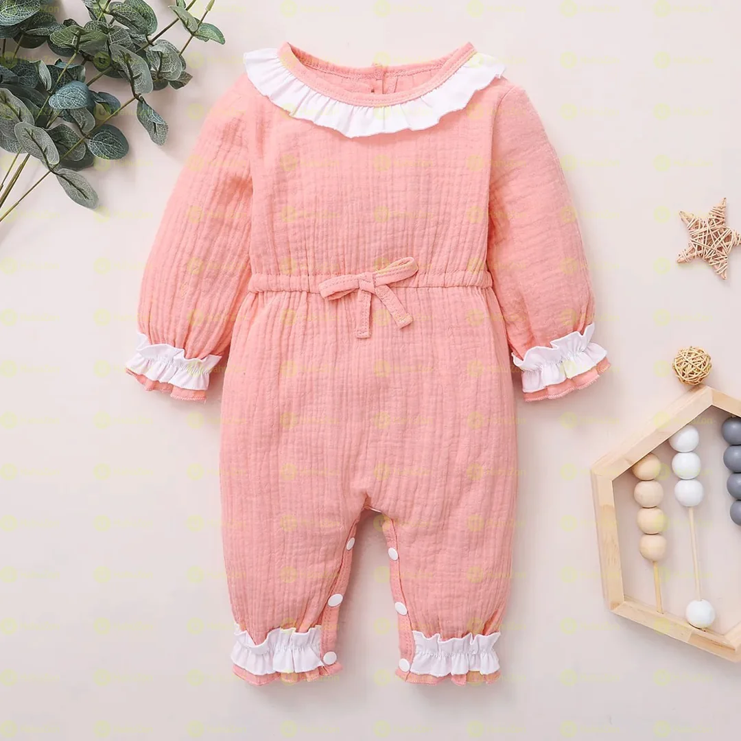 Baby Girl Floral Bloomers Jumpsuit