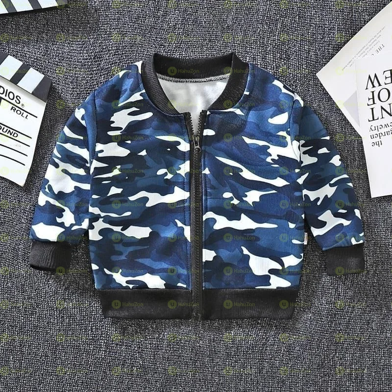 Toddler Kids Camouflage Trendy Jacket
