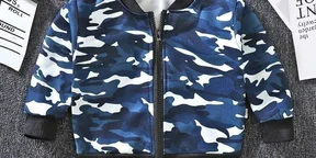 Toddler Kids Camouflage Trendy Jacket