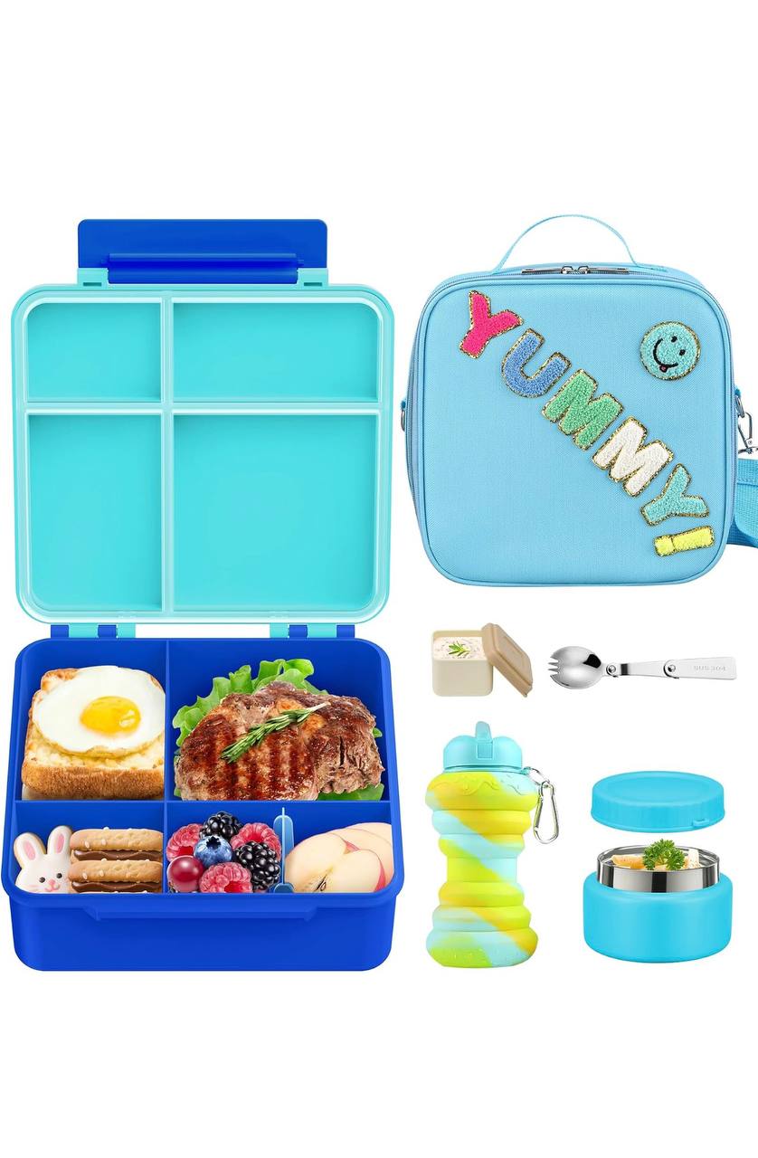 Bento Lunch Box with Soup Thermo for Kids Lunch Bag