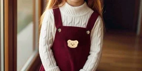 Toddler Girls Corduroy Overall Dress