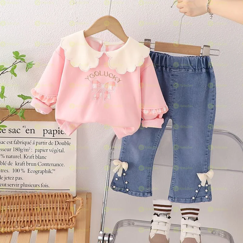 Girls Two Piece Set Casual Outfit