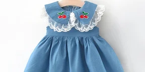 Toddler Girl Bowknot Solid Dress