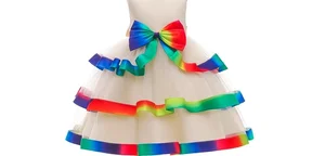 Kid Girl Princess Costume Party Tutu Tulle Dress