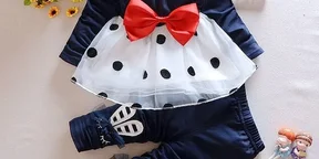 Two-piece Baby Style Princess Girl Long-sleeve