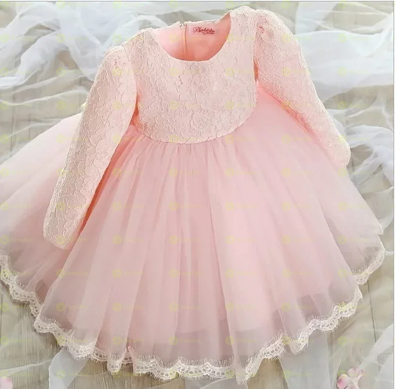 Sleeveless Lace Sequins Beautiful Baby Party Dress