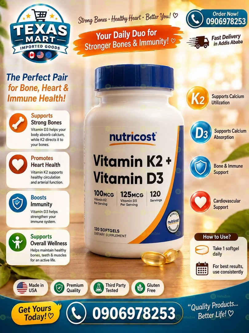 Nutrcicost D3+k2
