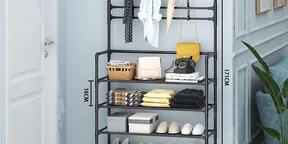 New Simple Floor Clothes Rack